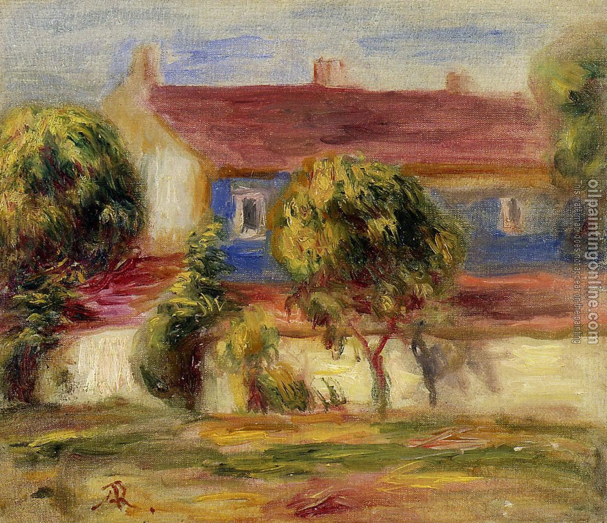 Renoir, Pierre Auguste - The Artist's House
